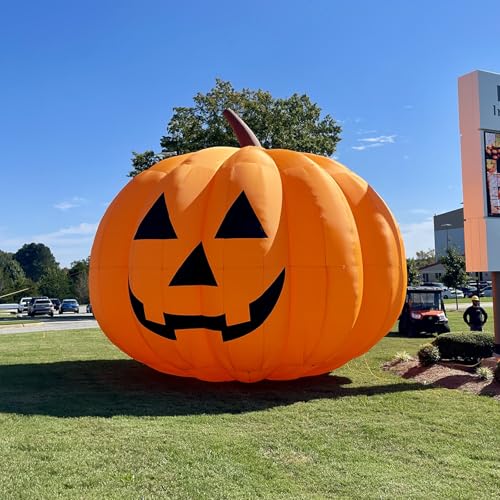 Aufblasbare Halloween-Kürbis-Deko mit LEDs, 3 m – Bild 3