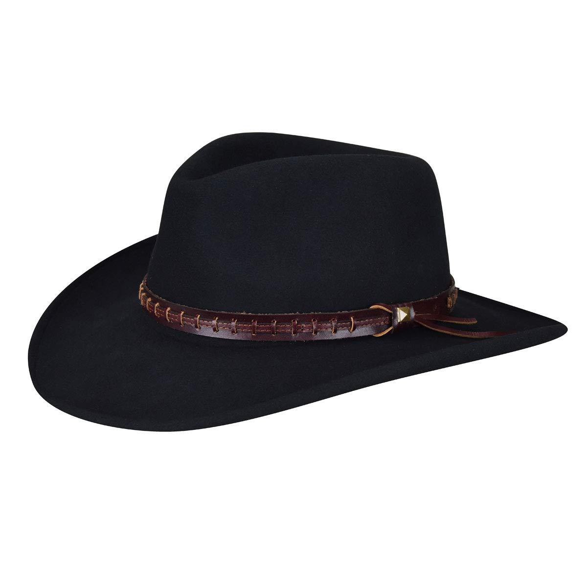 Bailey Western Men's Firehole, Black, X-Large