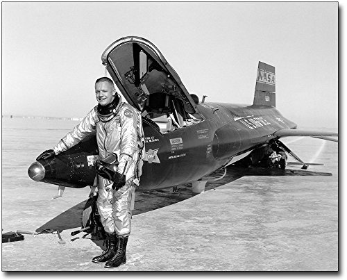 Neil Armstrong w/X-15 8x10 Photograph Photo Print