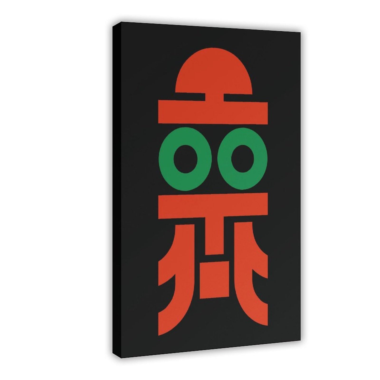 Bareronor Abstract Emerald Eyes Canvas Poster Bedroom Decor Landscape Office Room Decor Gift 8" L X 12" W
