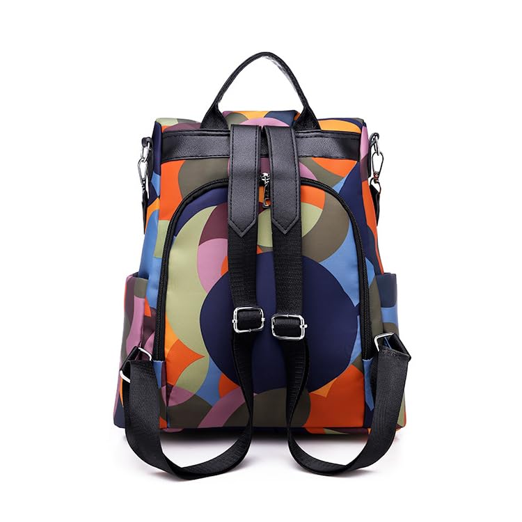 Pagwin 2023 New Printed National Style Oxford Small Capacity Women's Bag Generation Backpack New Printed Design (Antitheft) 2