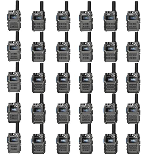 Image of (Heavy Duty) Lifetime Free Unlimited Range Long Range Walkie Talkies for Adults Rapid 4G LTE PoC Two Way Radios Long Distance with Nationwide Range for Team Management,Truck Fleet(30-Pack)