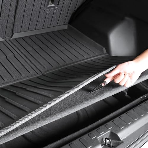 Image of Floor Mats Set Cargo Liner and Backrest Mat for for Chevy Chevrolet Equinox /GMC Terrain 2018-2024, All Weather TPE Full Mat Set Cargo Mat for Equinox Accessories
