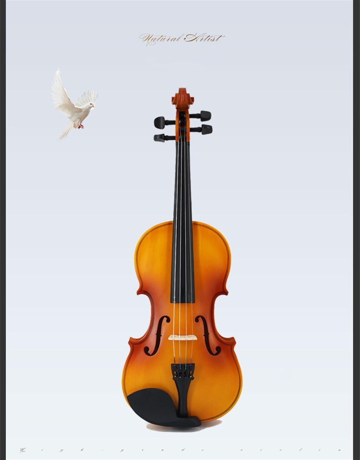 Violine Mattes Sperrholz Für Anfänger Und Allgemeine Geigenübungen(3/4)