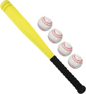 Abaodam 1 Juego Traje de Beisbol Kit de Suministros de Fiesta de béisbol Bate de béisbol para Juguete para Beisbol de Juguete Equipo de béisbol de béisbol Eva Amarillo