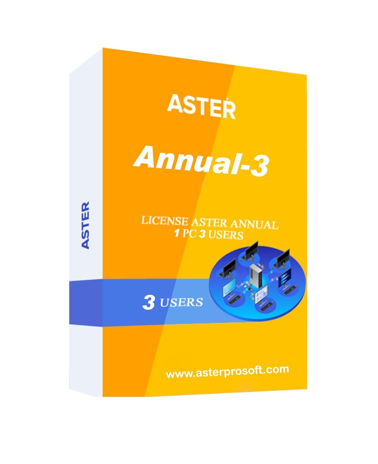 ASTER Annual 3 Workplaces, MS Windows 7/8/10/11/ (2-User 1PC) Annual Subscription 1-Year (Email Delivery No CD)-image-12