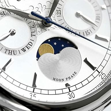 Amazon オロビアンコ Orobianco ビアンコネーロ 40mm ムーンフェイズ表示 クオーツ メンズ 腕時計 Or0074 100 メンズ腕時計 腕時計 通販