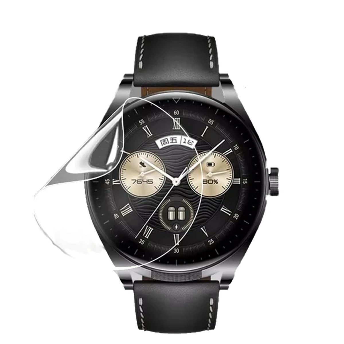 [5 piezas] Película hidrogel Protector de pantalla para Huawei Watch Buds, Smartwatch Película tpu de protección transparente flexible de alta definición [sensible al tacto]