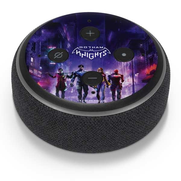 Skinit Decal Audio Skin Compatible with Amazon Echo Dot 3 - Officially Licensed DC Comics Gotham Knights Characters Design