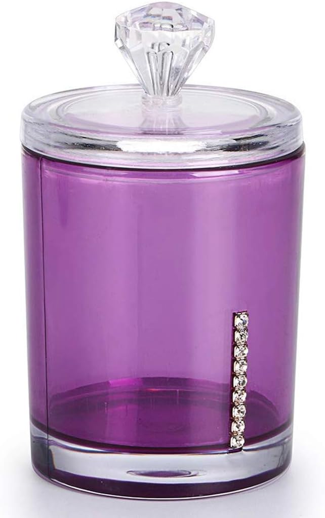 SELLONWANELO Acrylic Qtip and Cotton Ball Swab Holder