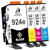 【Alta resa di pagina】: 1000 pagine per cartucce 924e Nero cartucce, 800 pagine per cartuccia 924e Ciano/ 924e Magenta/ 924e Giallo (copertura del 5% di carta A4).