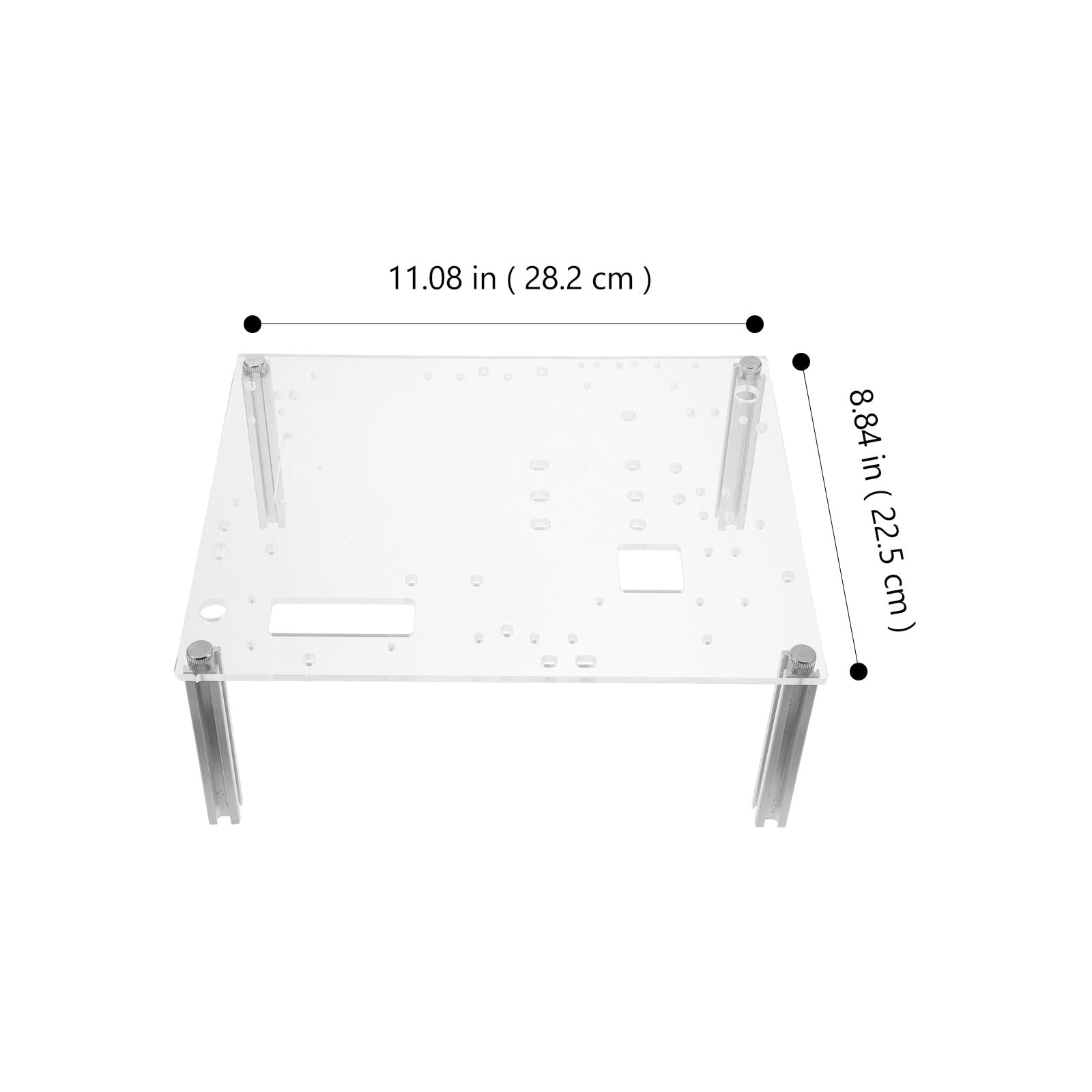 Supporto per Computer Aperto Telaio Open Air Compatto per Case Mini/Micro ATX Base Stabile per Test e Manutenzione PC Accessorio Resistente per Professionisti