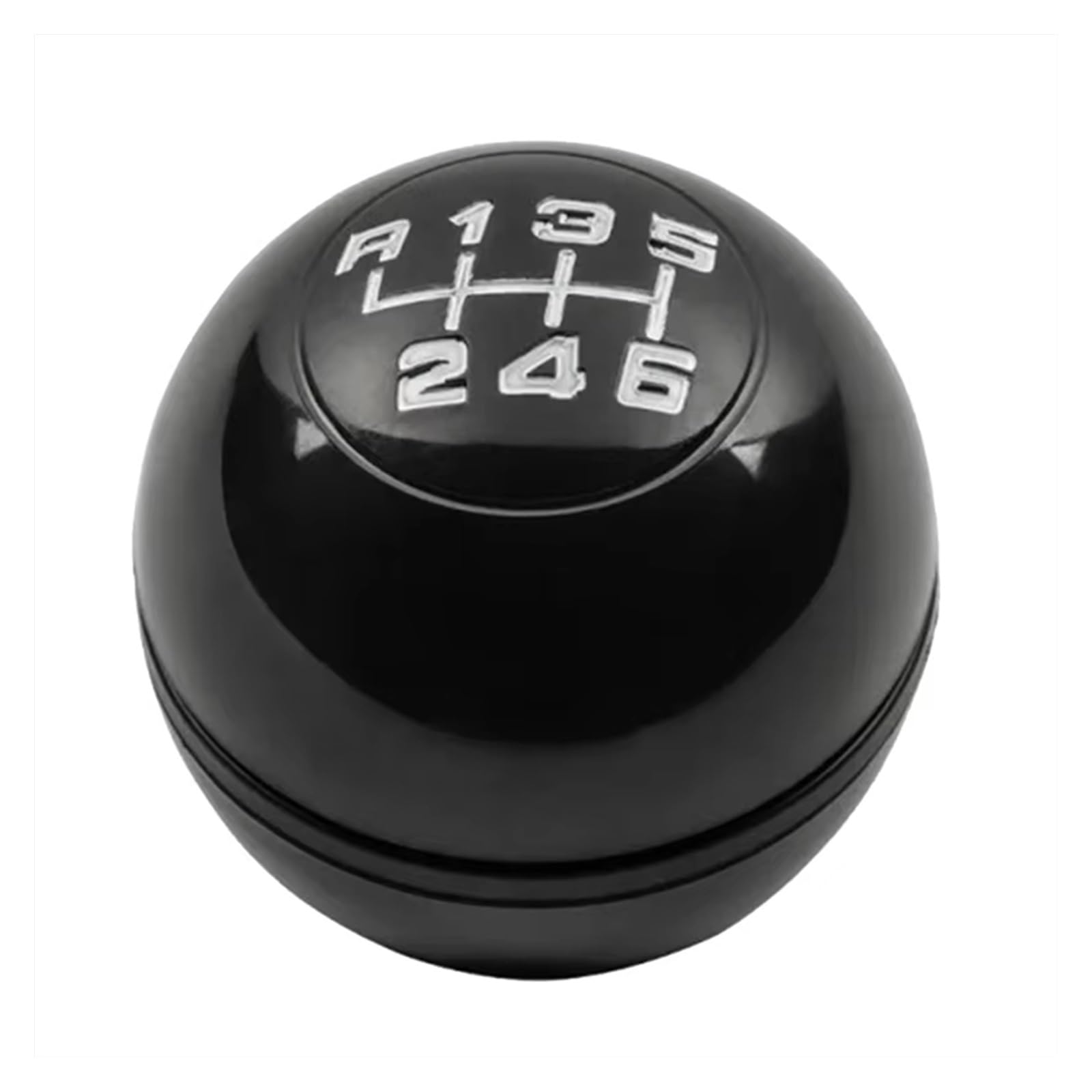WYLWSHA Shift Gear Knob Cover for Alfa for Romeo for Giulietta 2010-2024 Black Car Manual Gear Shift Knob 6 Speed