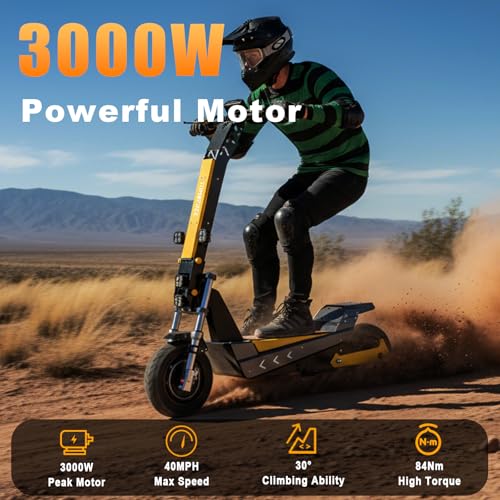 Tomofree Fast Electric Scooter, 6000W/3000W,60V 35Ah Off