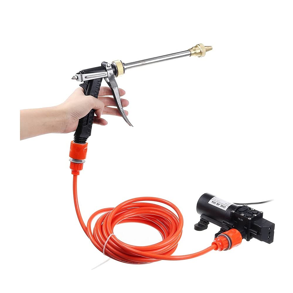Amazon.co.jp: 電動水中ポンプ 200PSI 12V 100W家庭用洗車ポンプ、携帯