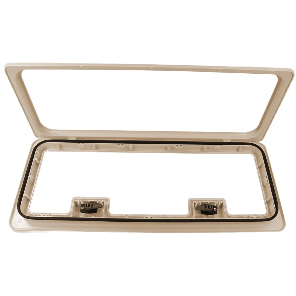 Serviceklapppe Staufach Tür Wohnwagen Wohnmobil Caravan Boot LKW 840 mm x 345 mm beige