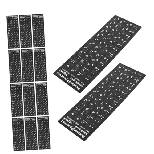 Pegatinas para teclado ruso para estudiar y trabajar en su ordenador portátil cómodamente