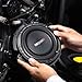 MB Quart DS Inch Shallow Space Saving Slim Subwoofer Car Speakers with Dual Voice Coil for Vehicle Sounds Audio Systems, Black