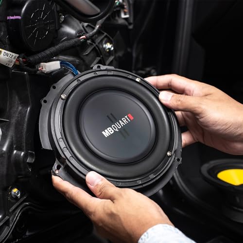 MB Quart Discus 10 Inch 400W Shallow Mount 4 Ohm DVC Car Subwoofer, 2 Pack - image 6