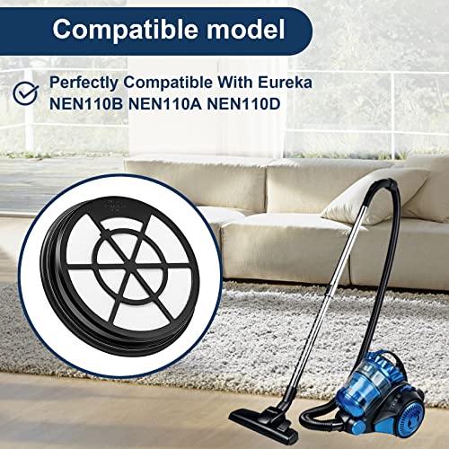 2Pcs Filters Replacement For Eureka Nen110A Nen110B Nen110D Whirlwind Bagless Canister Vacuum Cleaner #TOP1