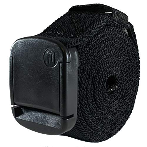 1.25 Inch Elastic Stretch Belt with Adjustable Buckle, Unisex