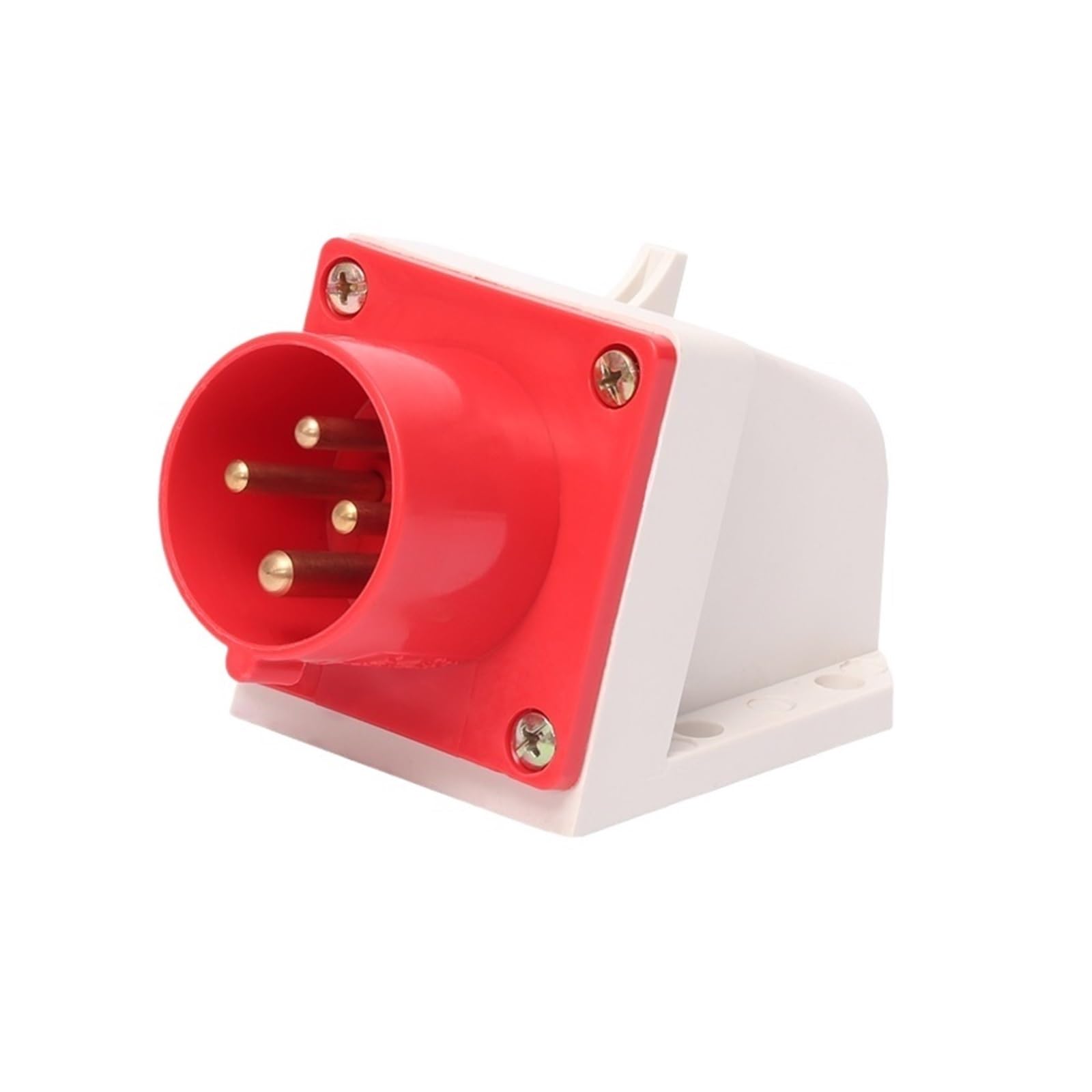 MUYTQAERG Industrial Equipment Reverse Plug 4 core 16A32A Waterproof Aviation Connector Docking 380(16A surface mounted reverse plug)