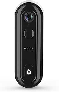 WUUK Extra 2K Doorbell Camera, Requires Existing Homebase, 180 Days Battery Life, No Subscription, 2.4/5GHz WiFi, Human and Motion Detection, Compatible with Alexa and Google Home asin的图片