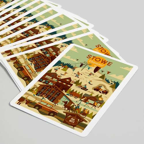 Baraja Póker Stowe Vermont Geométrica 52 Cartas miniatura 5