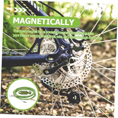 Guide de câble de vélo Yardwe aimant pour acheminement interne de cadre