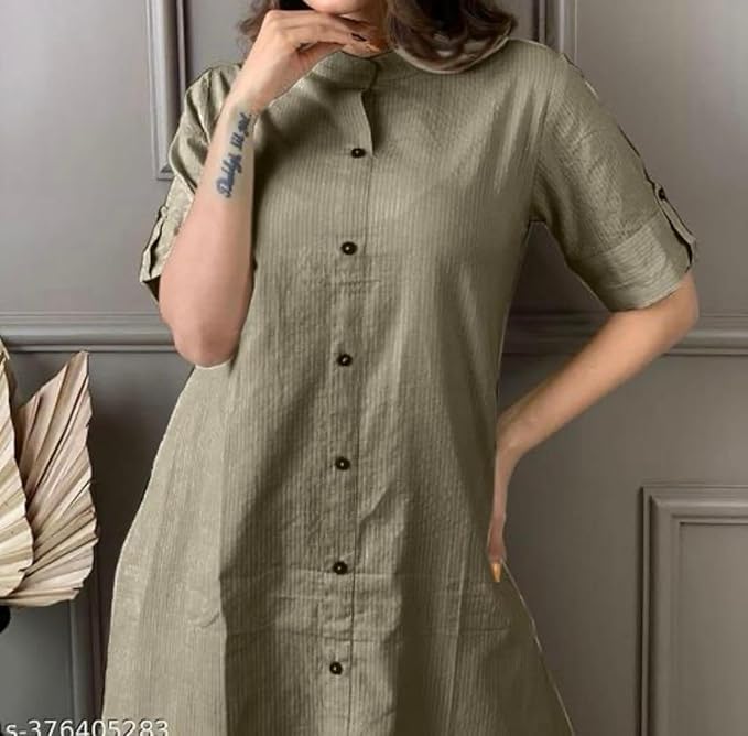 Image of Avayayat Women's Coft Cottan Lining Design | Night Suit Set with Pyjama | Women Cord Set | Women Two-Piece Outfits | Summer Wear | Night Suit Set of Shirt & Pyjama