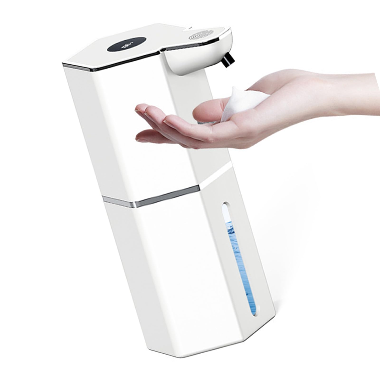 Contactless Automatic Liquid Soap Dispenser Large Capacity Strong ABS Structure Container Contactless Bathroom Soap Dispenser for Bathroom Countertop