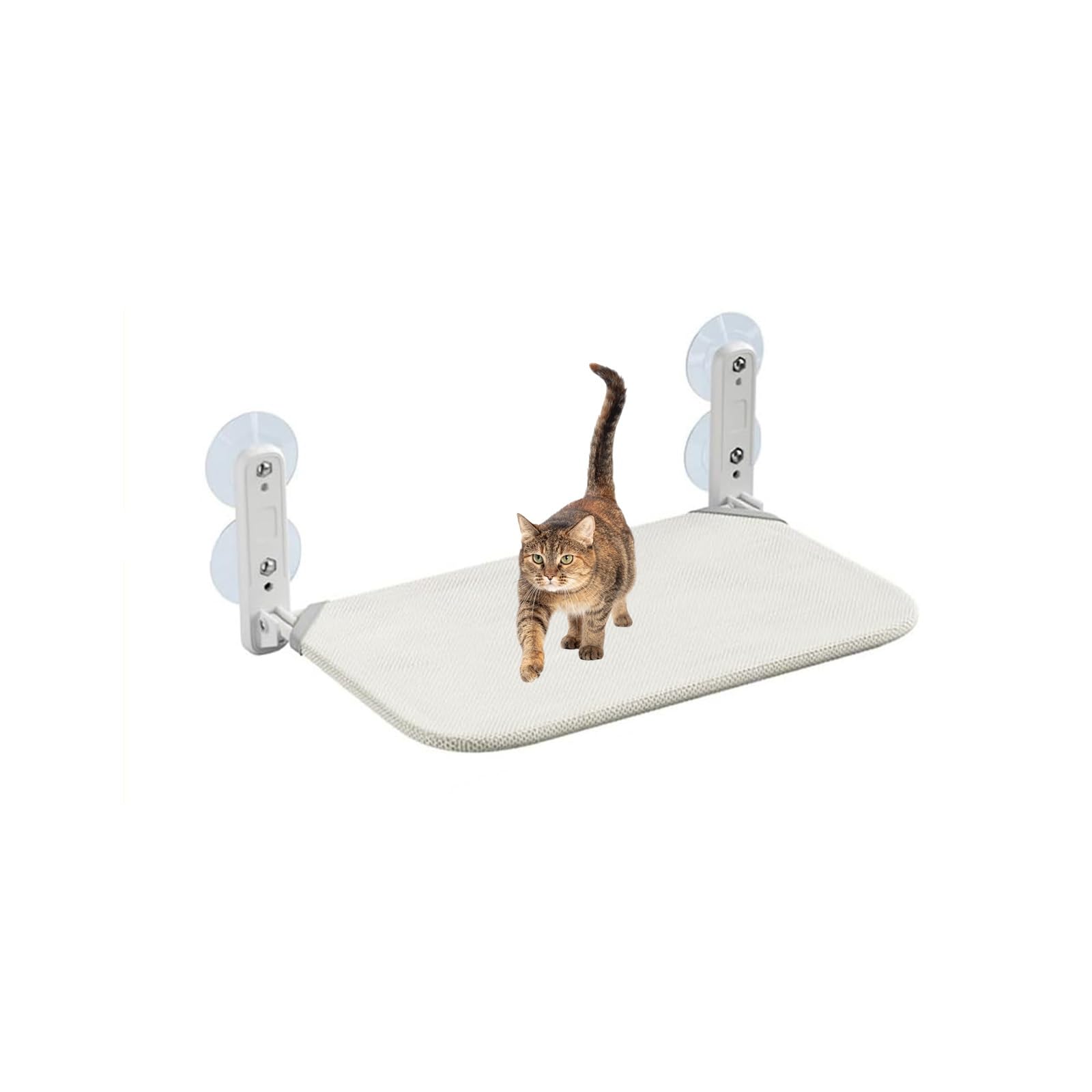 Hamaca de pared para gatos, hamaca plegable con ventosas para gatos de interior