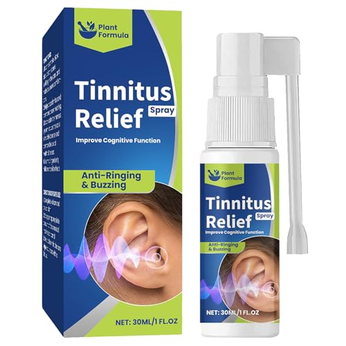 Spray para Aliviar el Tinnitus,Tinnitus Spray para Oído,Alivio de Tinnitus para Oídos Zumbidos,Spray de Cuidado de Limpieza de Cerumen,30ml