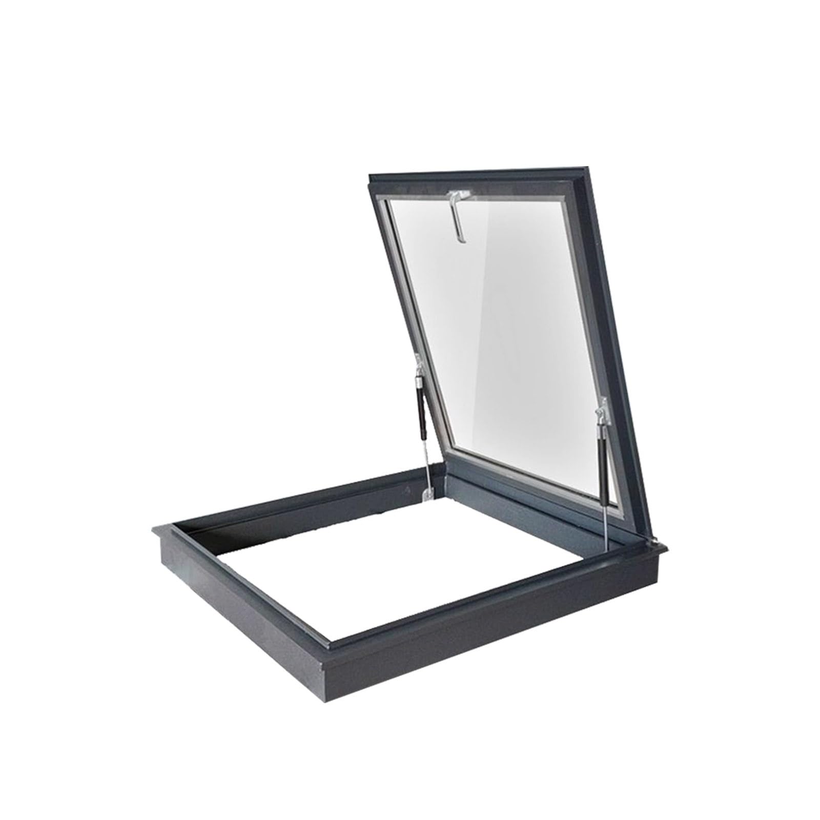 HELCEKOU Aluminum Alloy Roof Access Window - Rainproof Ventilation Skylights for Cellars Glass Windows Optimal Lighting & Airflow in Conservatories.