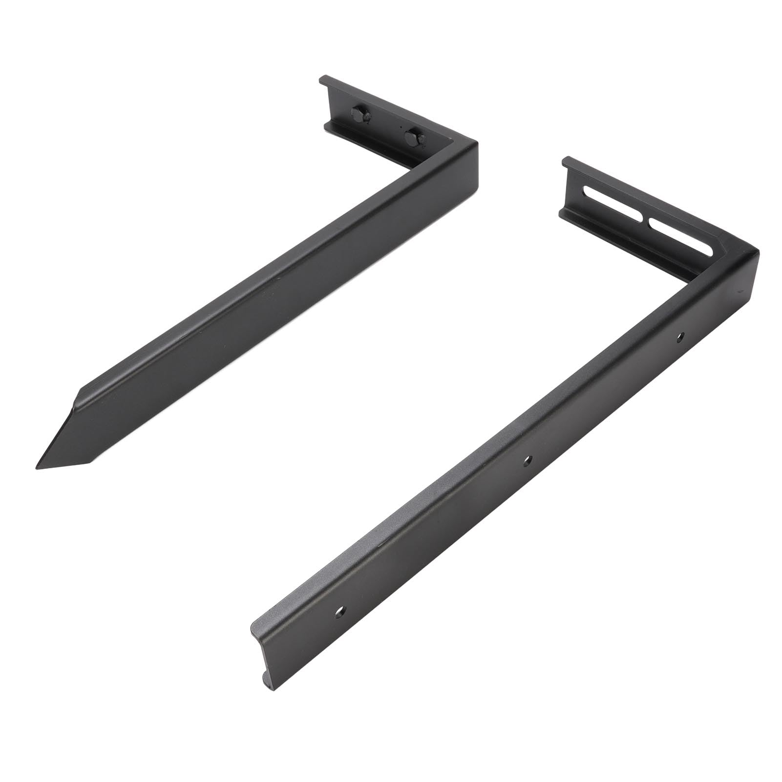 Dilwe Kit de Reparación de Postes de Cerca Estacas de Reparación de Postes de Cerca de Acero Resistente Ancla de Estaca de Tierra de 17,3 X 6,7 Pulgadas para Fijar Cercas de Madera Inclinadas o