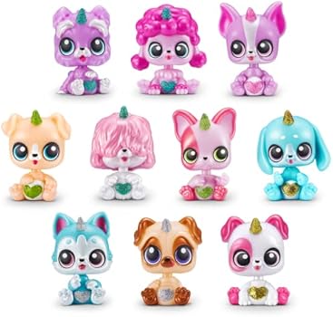 Rainbocorns Pocket Puppycorn 3 Pack by ZURU Toy Puppy Dog Mini