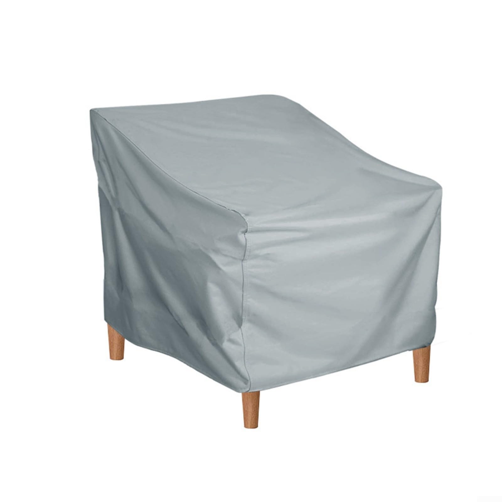 EpheyFIF Outdoor Chairs Waterproof Cover, Garden Outdoor Furniture Stacking Chairs Grill Protective Cover Dust Cover for Single Seat(L)