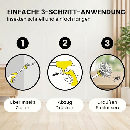 GOODS+GADGETS® Spinnenfänger 60cm Greifarm, tierlieber Spider Catcher – Ansicht 4