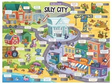 MindWare Scratch Off Poster - Scratch-A-Laugh - Silly City