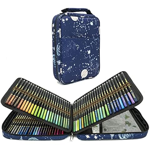 120 Professional Watercolour Pencils Set for Adult Colouring Books, Water-Soluble Coloured Pencils for Colouring, Blending, Layering & Watercolour Techniques Cover