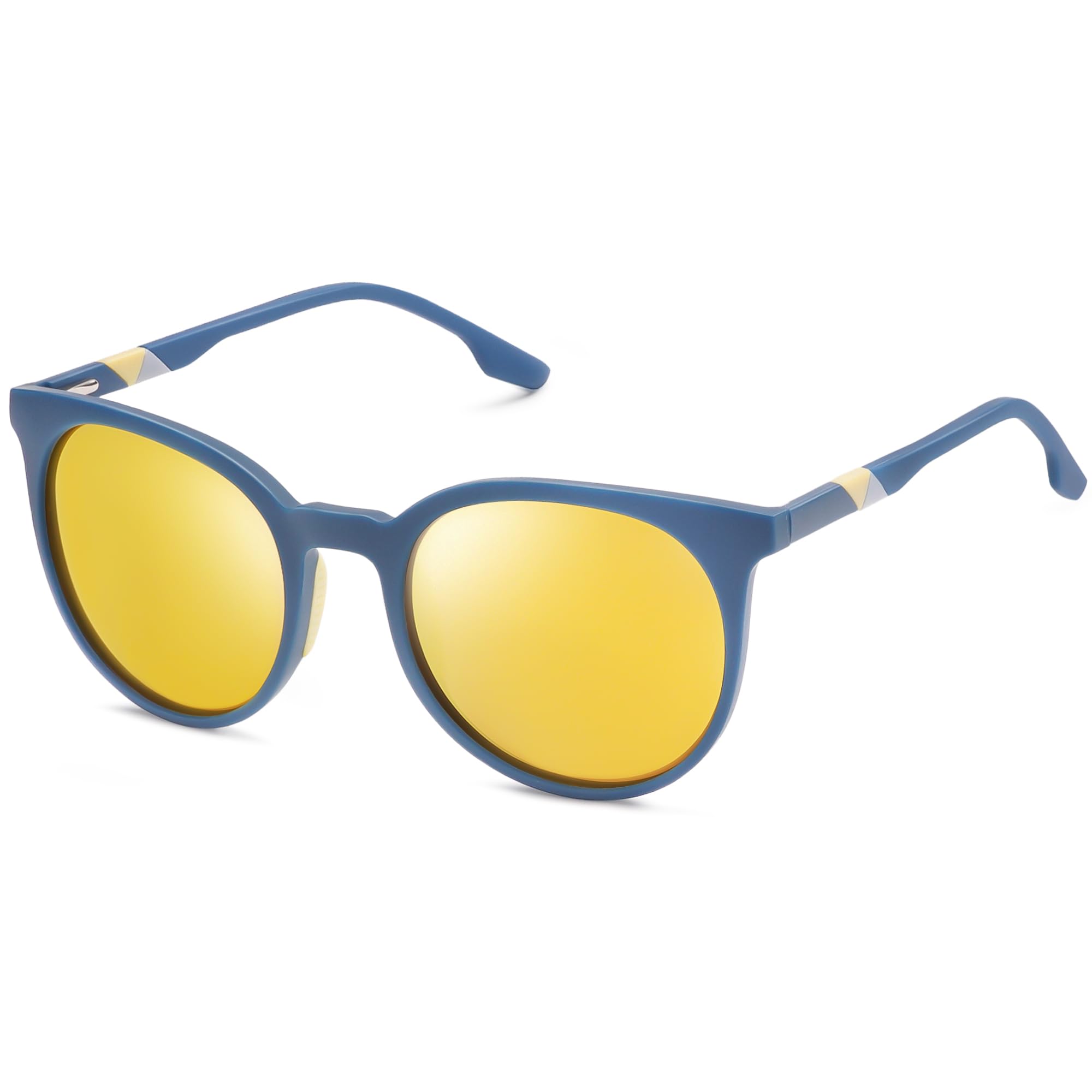 SOJOS Oversized Round Polarized Sports Sunglasses for Women Men Ultralight TR90 Womens Mens Sport Sunglasses SJ2092