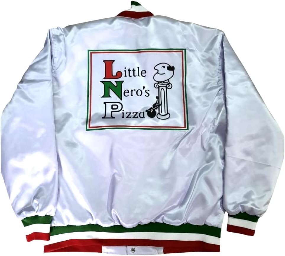 Little Nero's Pizza Jacket - Everyday Wear & Costume - Christmas Movie Delivery Driver White Coat 90s Kevin McCallister Gift