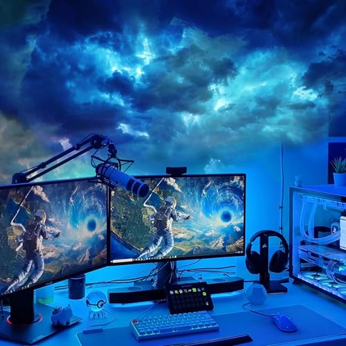 DAWELED 3D Thundercloud Ceiling Light 16.4FT