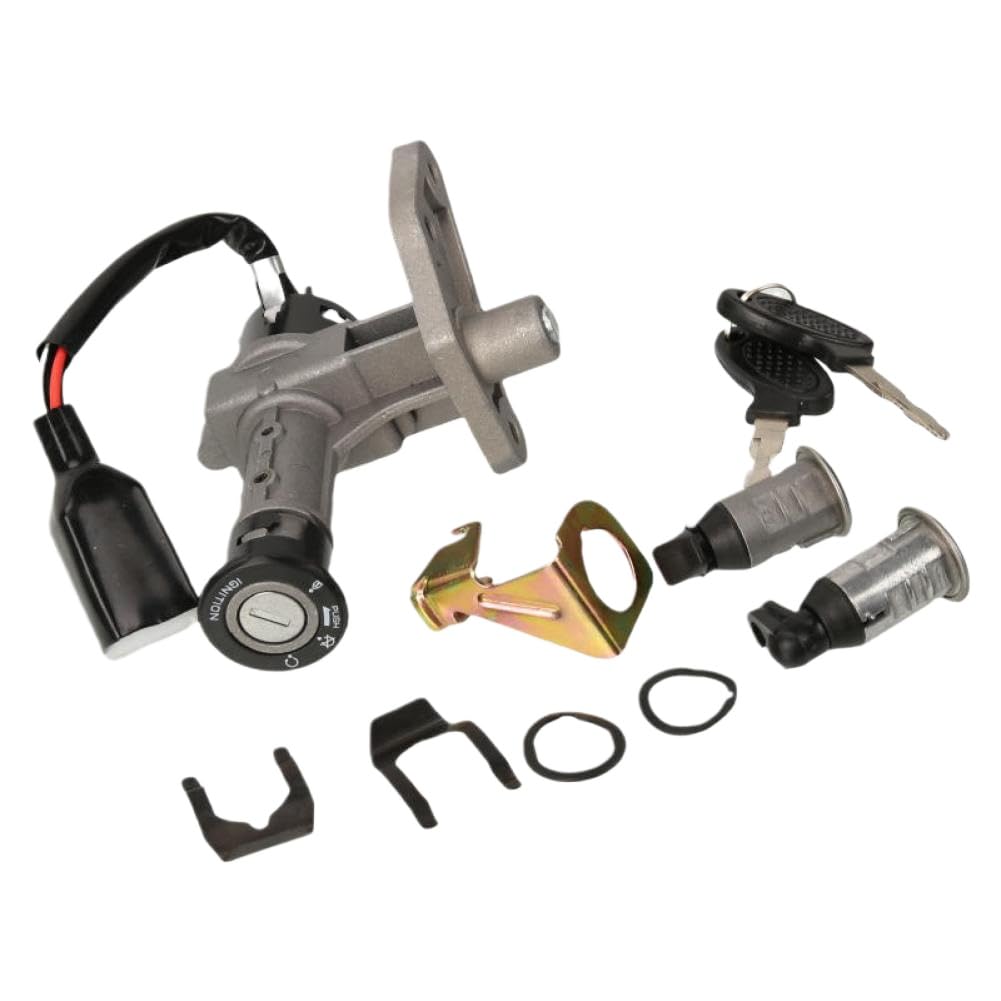 Ignition Switch Lock Set Compatible with GY6150 Engine Models