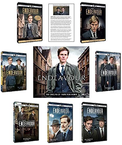 Masterpiece Mystery! Endeavour Collection: Bonus Cast Guide + Pilot & Complete Series 1-7 on DVD (16 Discs)