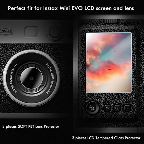 Capuchon d'objectif Mini Evo compatible Fuji Fujifilm Instax boîtier cache protection - 6