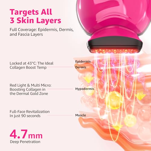 Ifae IRON-2 Microcurrent Facial Device Face Massager: Ifae 3 In 1 Light Therapy thumb #2