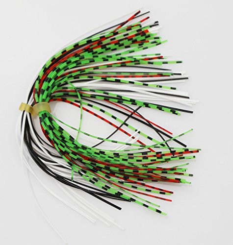 20 Bundles Fishing Skirt Lures Kit Replacement Skirts For Spinnerbaits Buzz Baits 30 Strands Quick Change Jig Skirts #TOP1
