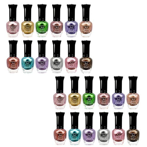 Kleancolor Nail Polish - Awesome Metallic Full Size Lacquer Lot of 24-pc Set Body Care / Beauty Care / Bodycare