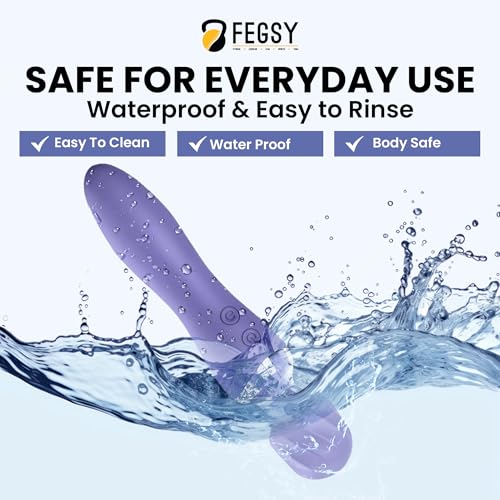 Image of FEGSY Dual Heads Massager Machine for Pain Relief, Rechargeable Wireless Body Massager with Medical Grade Silicone (Purple)
